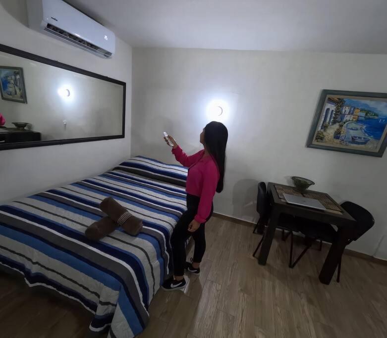Departamento Privado7, 2 Camas Matri, Parking, Cocina Equipada, Wifi 65 Mb, 2 Climas,Centrico,Tv Smart Apartment Сиудад Валес Екстериор снимка